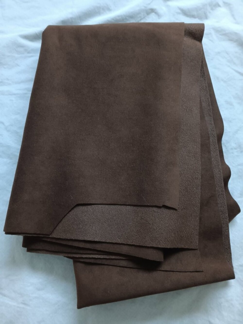 ULTRASUEDE fabric chocolate brown sueded - 32" x 56" piece